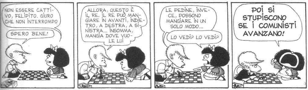 Mafalda e gli scacchi