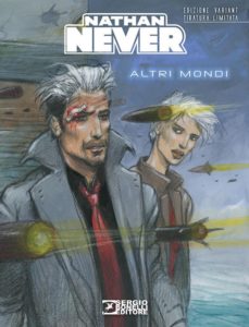 25 anni di Nathan Never: la copertina del numero 300 variant di Enki Bilal