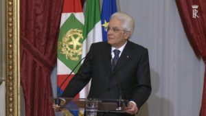 Le conseguenze del referendum: il presidente Sergio Mattarella