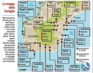 Relazione della Direzione nazionale antimafia: la 'ndrangheta