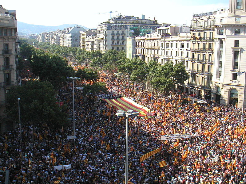 Referendum in Catalogna: Manifestazione indipendentista del 10 luglio 2010 (Wikipedia)